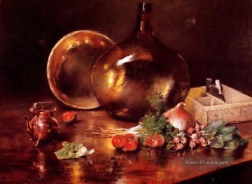 Klassisches Stillleben Werke - Stillleben Messing und Glas Impressionismus William Merritt Chase